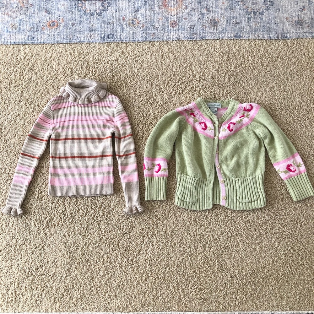 Ring Around The Rosie Cardigan + Tommy Bahama Sweater 4